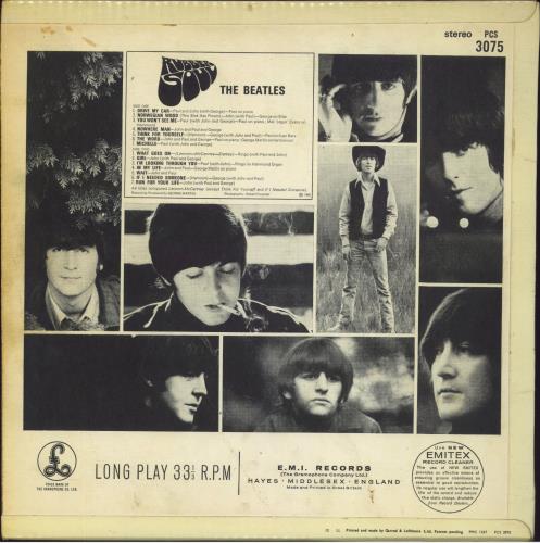 【1EMI UK盤!!】THE BEATLES RUBBER SOUL LP The Beatles Rubber Soul - 1st - EX UK vinyl LP album (LP record